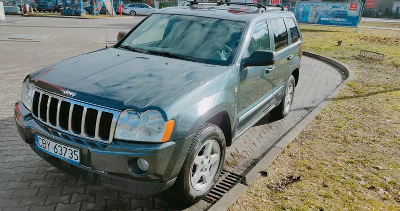 samochody osobowe Jeep Grand Cherokee cena 42500 przebieg: 291000, rok produkcji 2007 z Zielonka